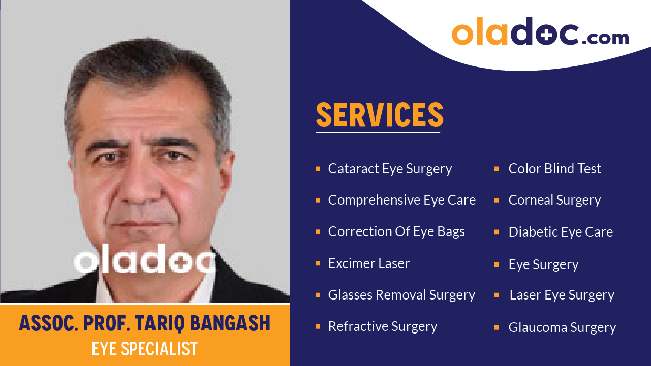 Services provided by Dr.Tariq Bangash